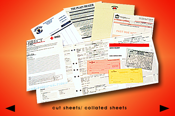 Cut Sheets Collated Sheets